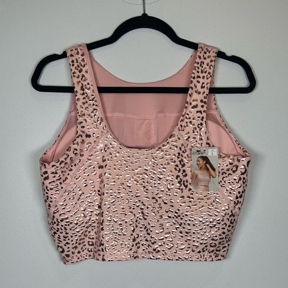 NWT Crane Pink/Animal Print/Shimmer Bodycore Cropped Tank.Barbiecore. Balletcore - Picture 2 of 10